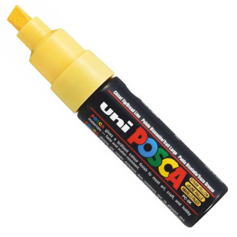 Marker Posca PC-8K - Uni - żółty, straw yellow