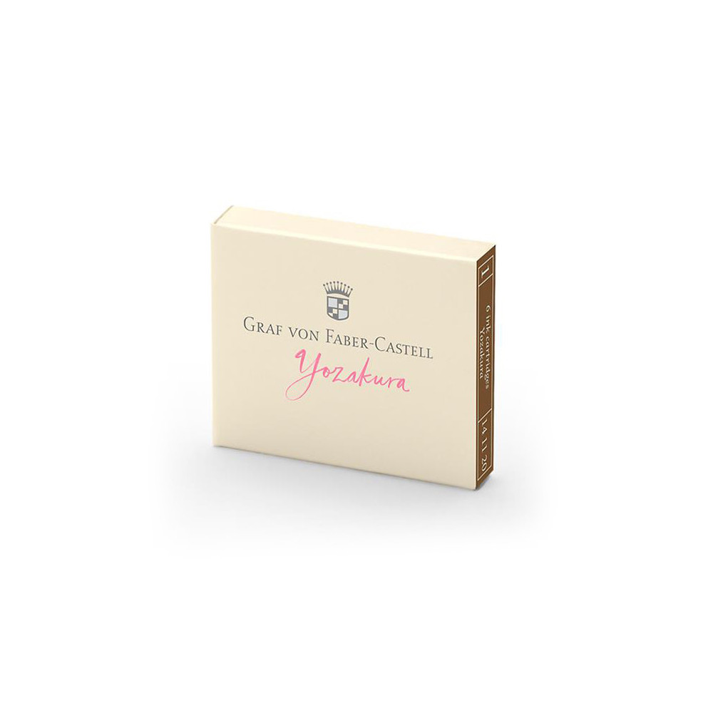 Calligraphy ink cartridges - Graf Von Faber-Castell - Yozakura, 6 pcs.