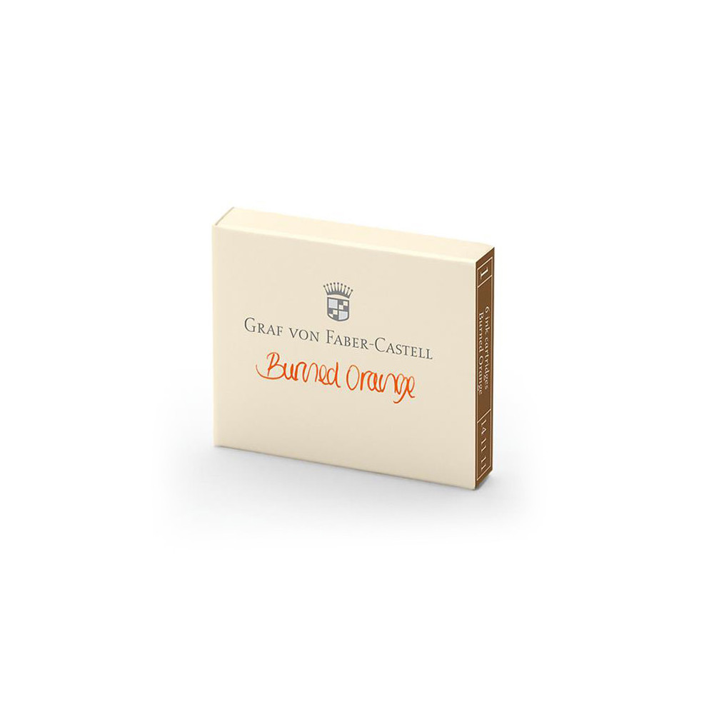 Calligraphy ink cartridges - Graf Von Faber-Castell - Burned Orange, 6 pcs.