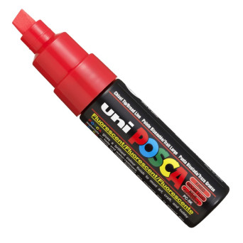 Marker Posca PC-8K - Uni - czerwony, fluo red