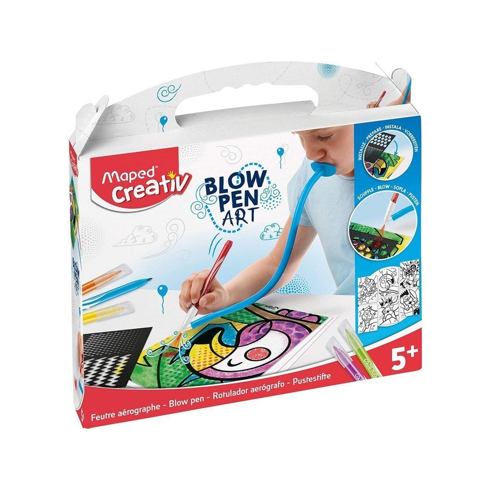 Set of Blow Pen Pop Art pens - Maped - 6 colors
