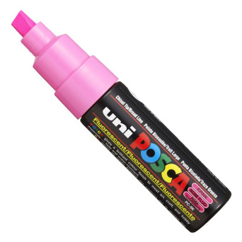 Marker Posca PC-8K - Uni - różowy, fluo pink