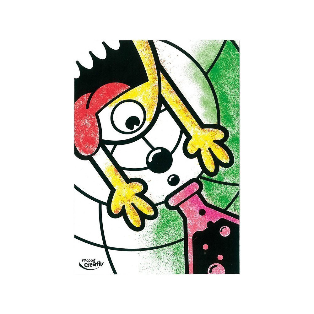 Zestaw flamastrów dmuchanych Blow Pen Pop Art - Maped - 6 kolorów