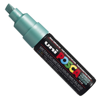 Paint Posca Marker PC-8K - Uni - metallic green