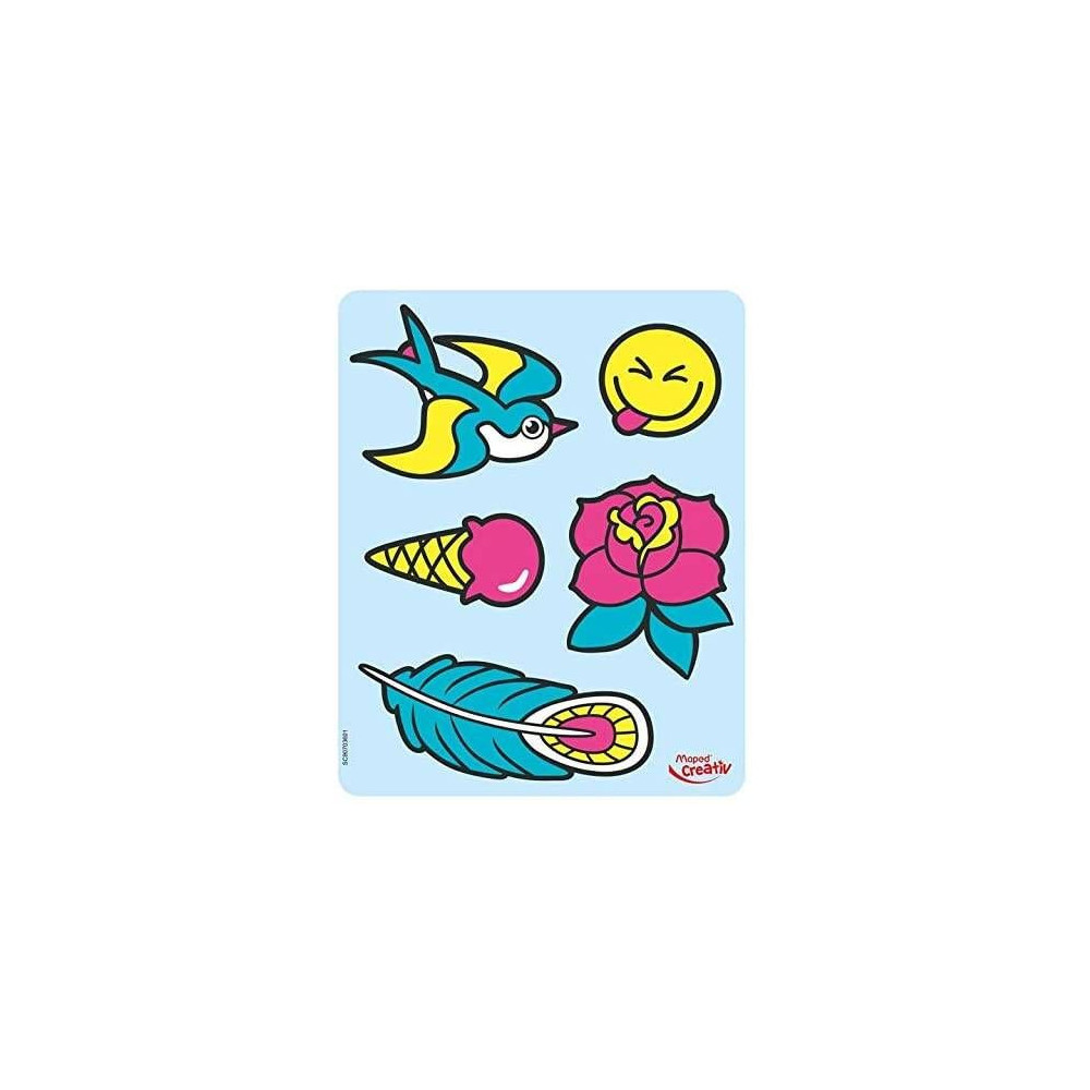 Set of gel paints for Window Stickers - Maped - 5 colors