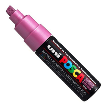 Marker Posca PC-8K - Uni - różowy, metallic pink