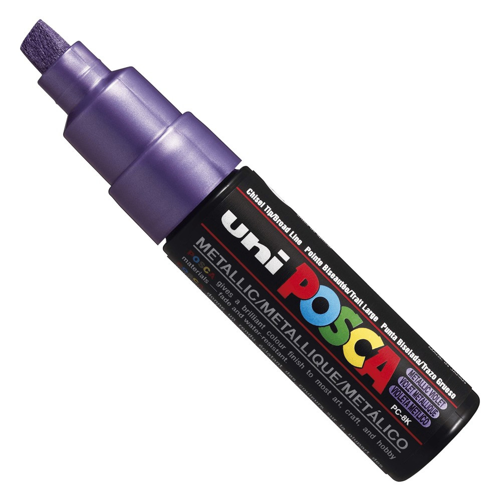 Marker Posca PC-8K - Uni - fioletowy, metallic violet
