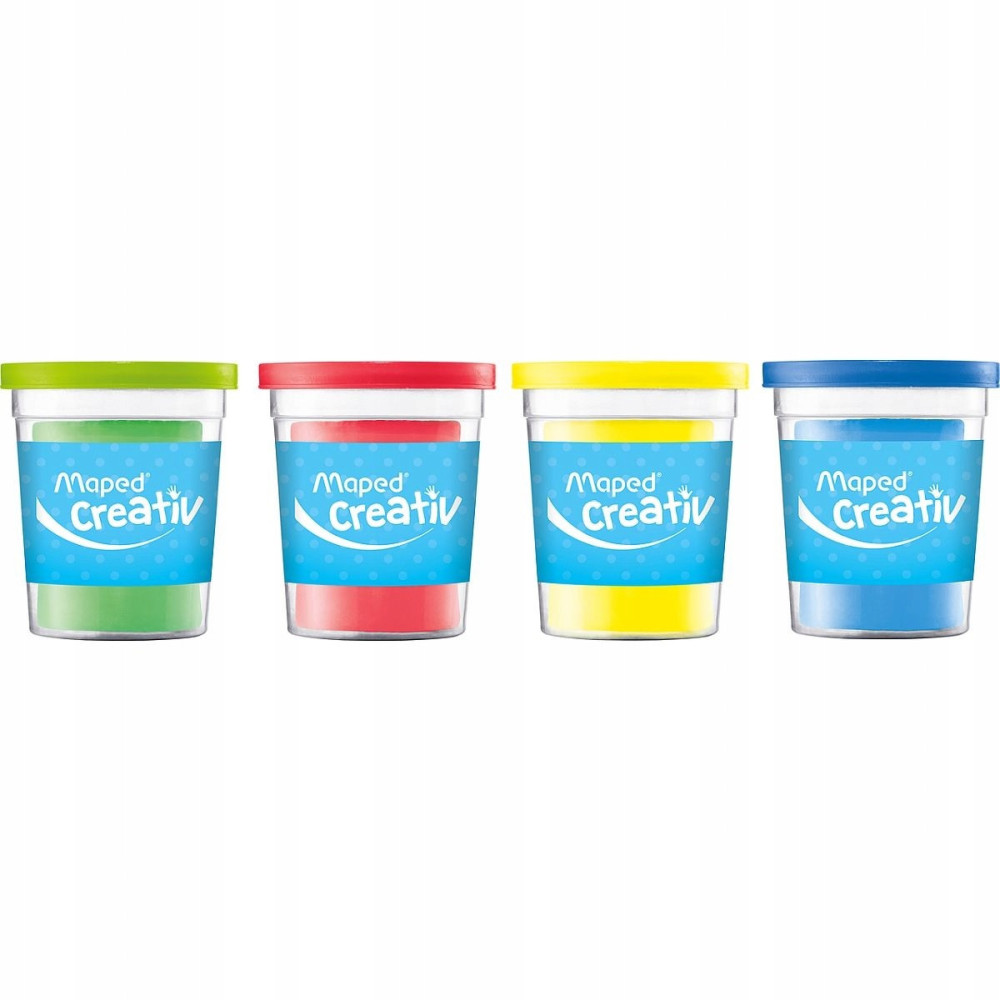 Zestaw masy plastycznej Creativ dla maluchów - Maped - 4 kolory x 120 g