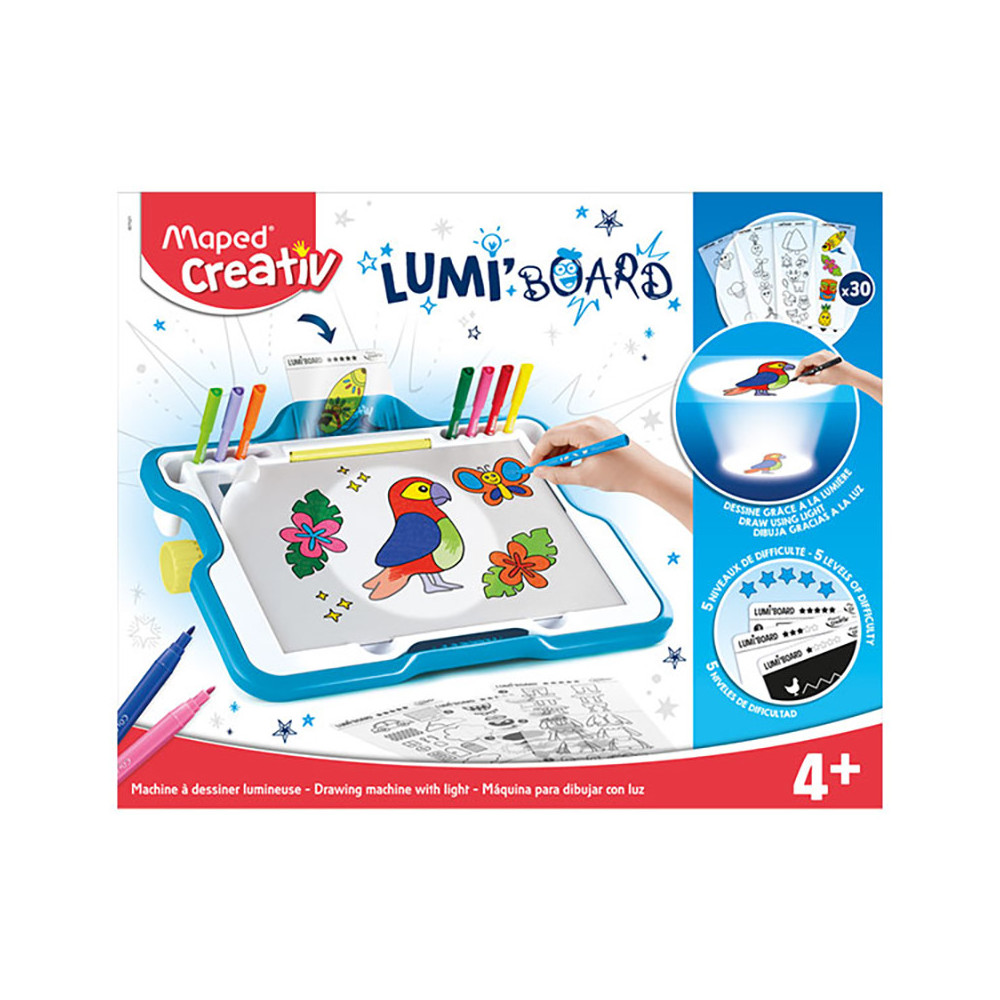 Tablica podświetlana Lumi Board Creativ dla dzieci - Maped