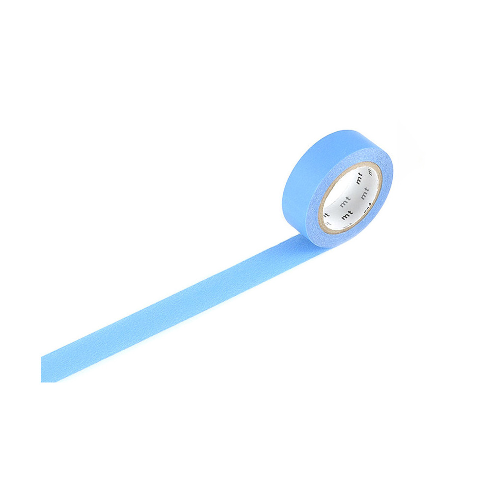 Taśma papierowa washi - MT Masking Tape - Blue, 7 m