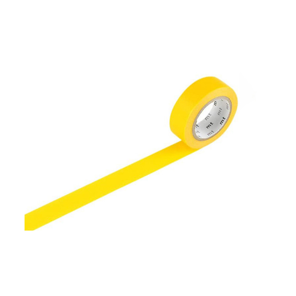 Washi tape - MT Masking Tape - Yellow, 7 m