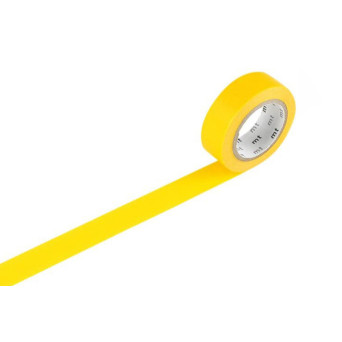 Washi tape - MT Masking Tape - Yellow, 7 m