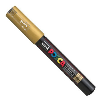 Uni Posca Paint Marker Pen PC-1M - Gold