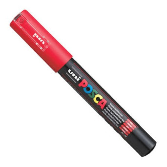 Marker Posca PC-1M - Uni - czerwony, red