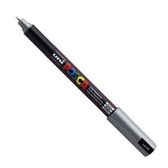 Uni Posca Paint Marker Pen PC-1MR - Silver