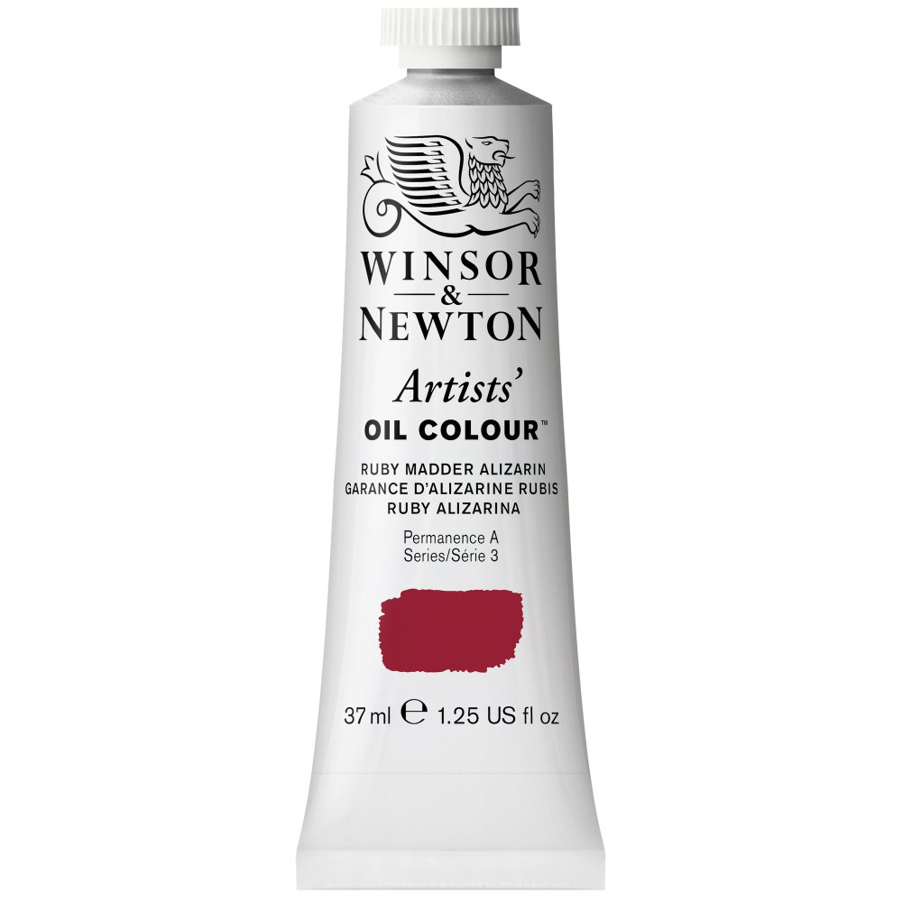 Farba olejna Artists' Oil Colour - Winsor & Newton - Ruby Madder Alizarin, 37 ml