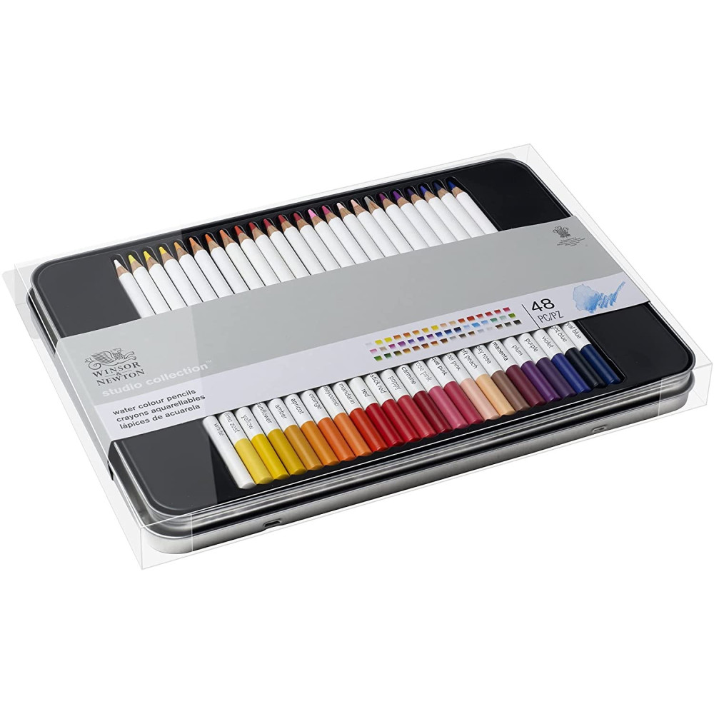 Zestaw kredek akwarelowych Studio Collection - Winsor & Newton - 48 kolorów