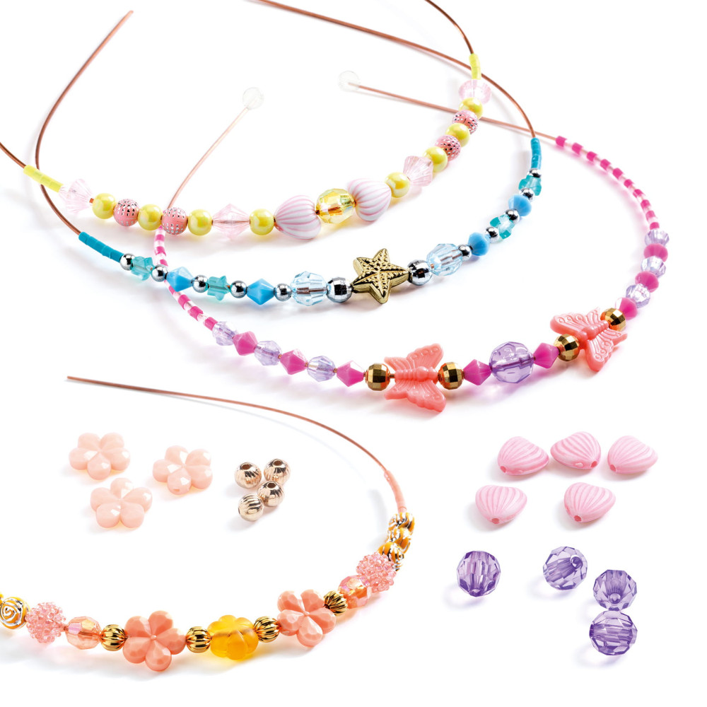 Headbands making set for kids - Djeco - 5 pcs.