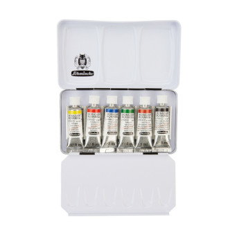 Set of Horadam Aquarell watercolor paints - Schmincke - 6 x 5 ml