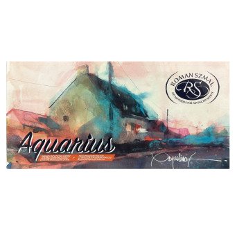 Zestaw akwareli Aquarius w kostkach, Pasqualino Fracasso - Roman Szmal - 24 kolory