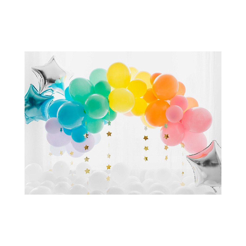 Balony lateksowe Eco, pastelowe - czarne, 26 cm, 10 szt.