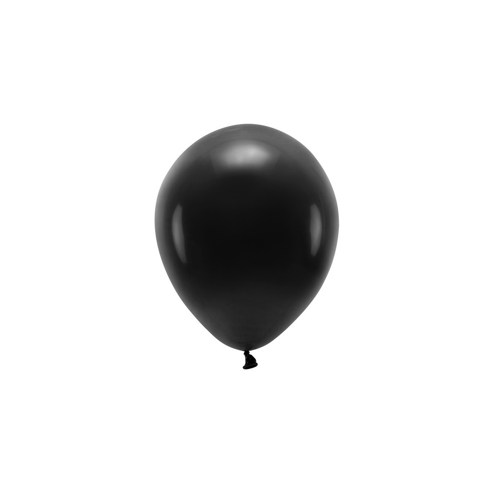 Latex Pastel Eco balloons - black, 26 cm, 10 pcs.