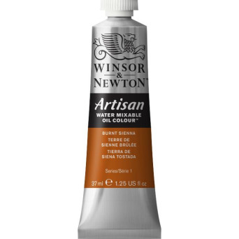 Artisan Water oil paint - Winsor & Newton - Burnt Sienna, 37 ml