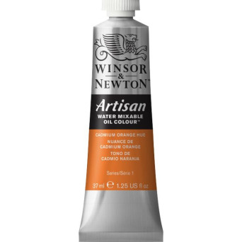 Artisan Water oil paint in tube - Winsor & Newton - Cadmium Orange, 37 ml