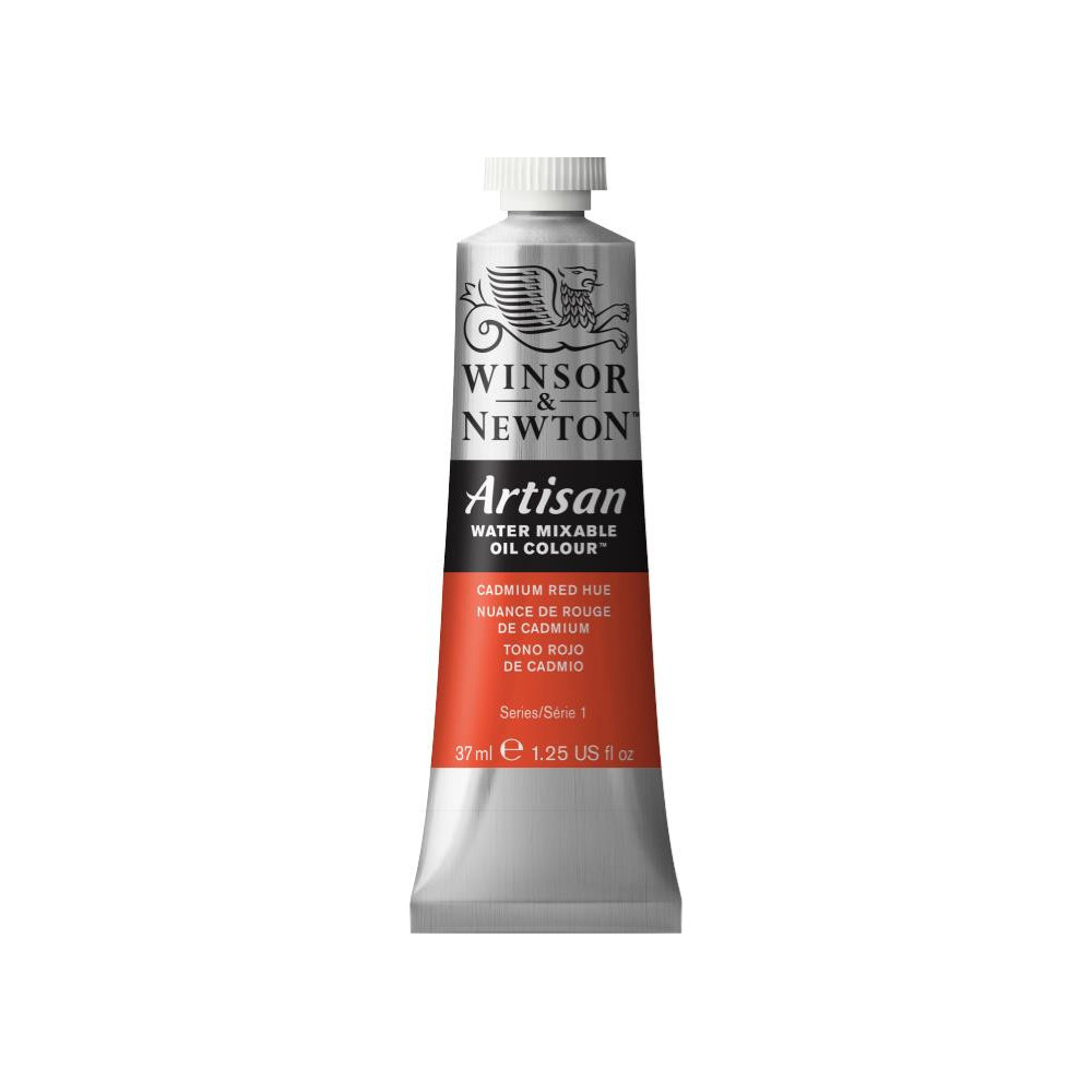 Artisan Water oil paint in tube - Winsor & Newton - Cadmium Red Hue, 37 ml