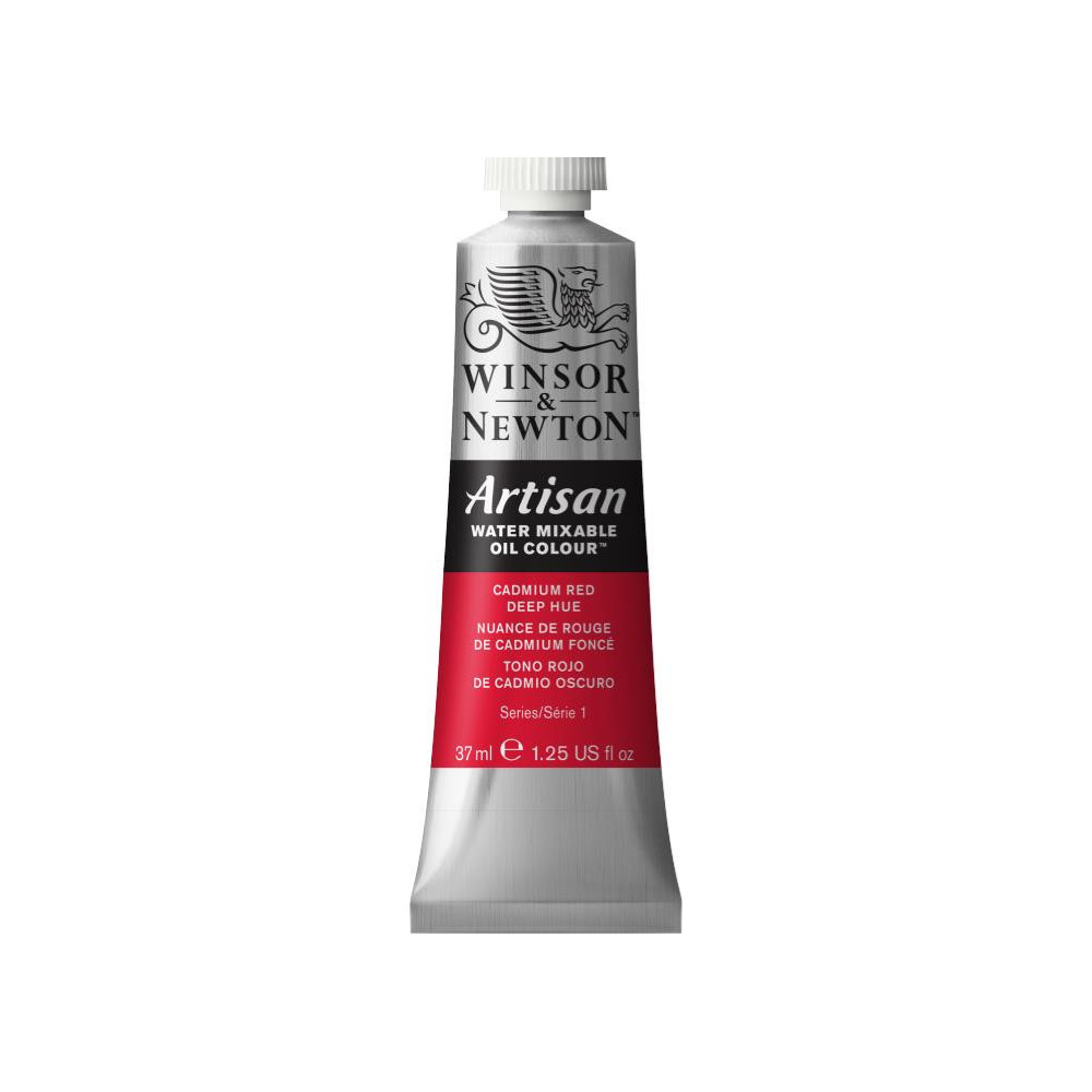 Farba olejna Artisan Water - Winsor & Newton - Cadmium Red Deep Hue, 37 ml