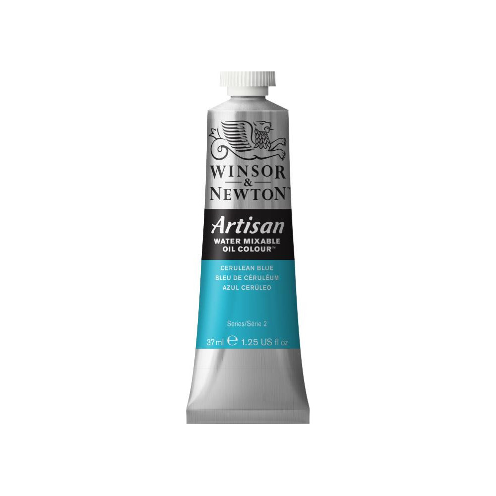 Artisan Water oil paint - Winsor & Newton - Cerulean Blue, 37 ml