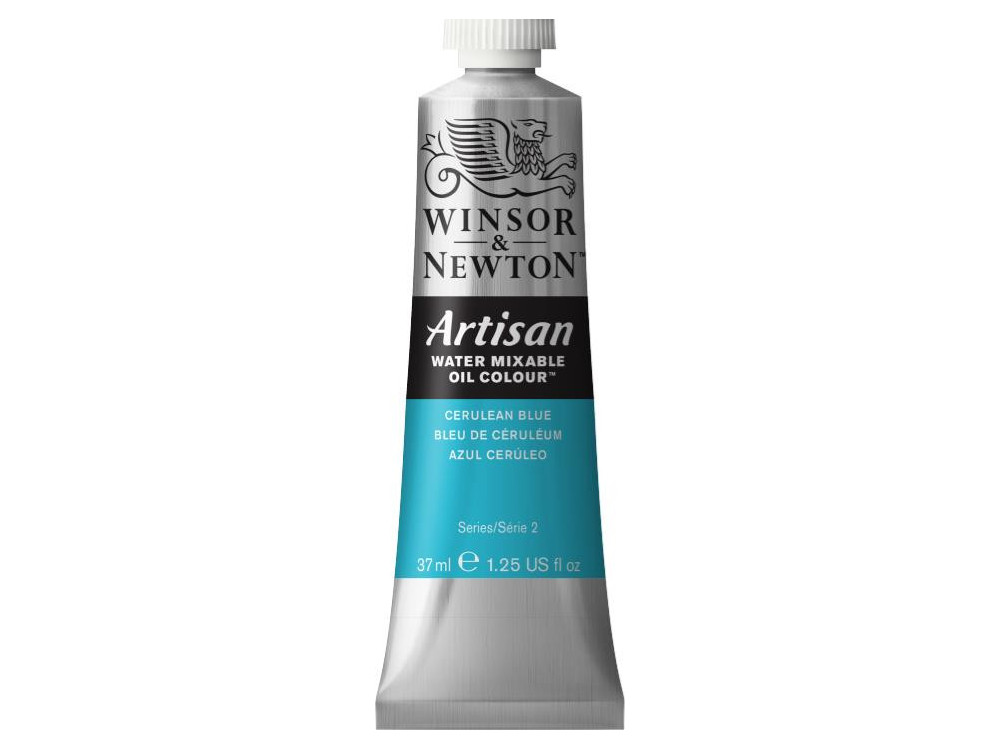 Artisan Water oil paint - Winsor & Newton - Cerulean Blue, 37 ml