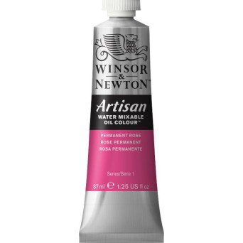 Artisan Water oil paint - Winsor & Newton - Permanent Rose, 37 ml