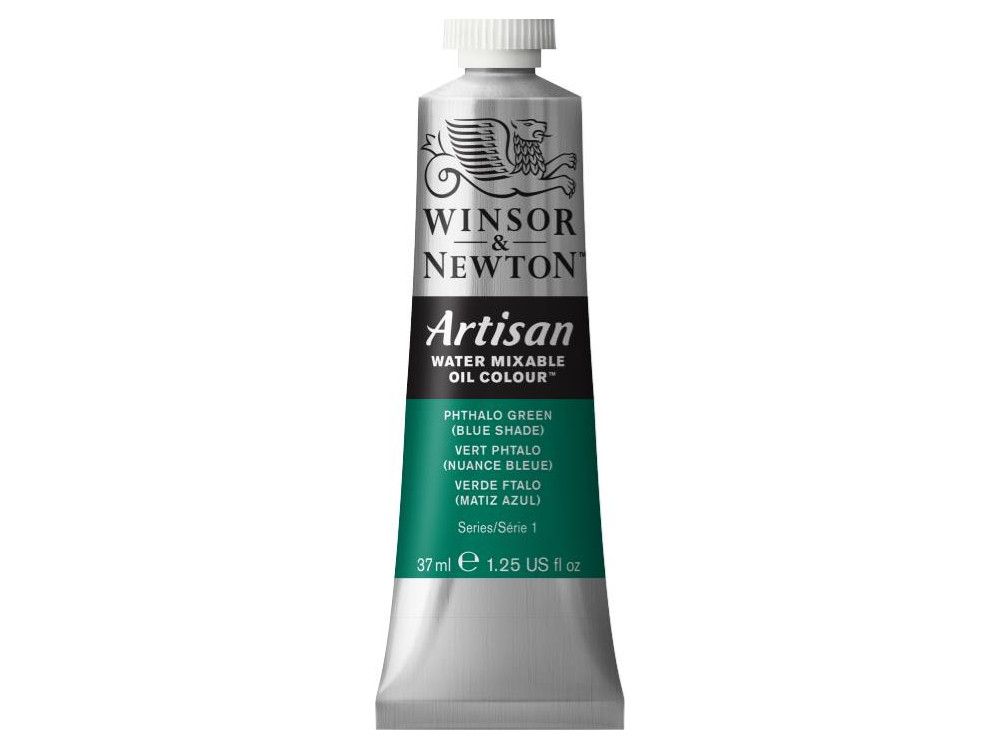 Farba olejna Artisan Water - Winsor & Newton - Phthalo Green (blue shade), 37 ml