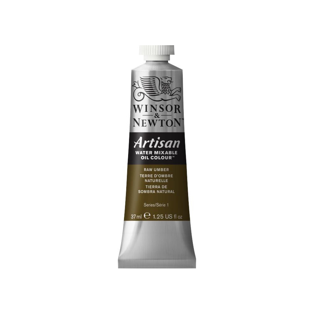 Artisan Water oil paint - Winsor & Newton - Raw Umber, 37 ml