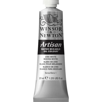 Artisan Water oil paint - Winsor & Newton - Zinc White, 37 ml