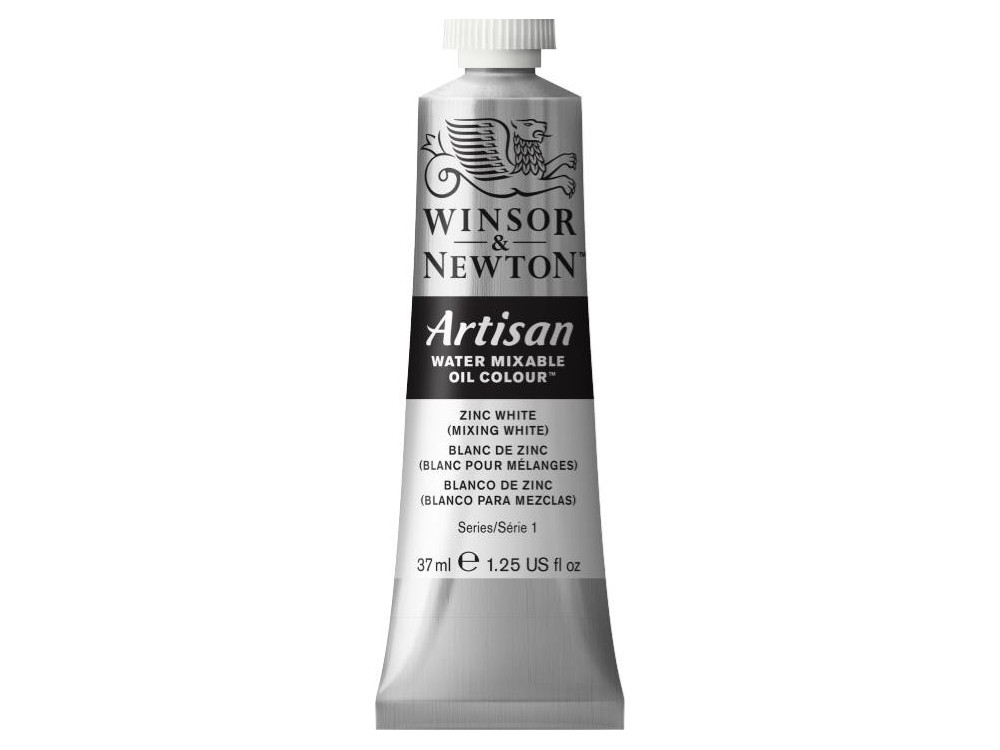 Artisan Water oil paint - Winsor & Newton - Zinc White, 37 ml