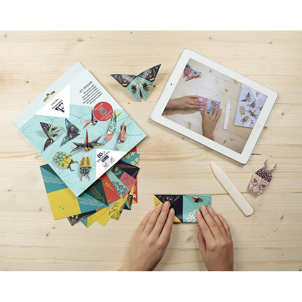Origami paper Insects - Clairefontaine - 70 g, 60 sheets