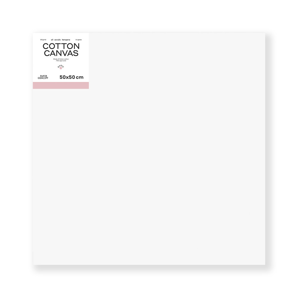 Podobrazie malarskie bawełniane Basic - PaperConcept - 50 x 50 cm