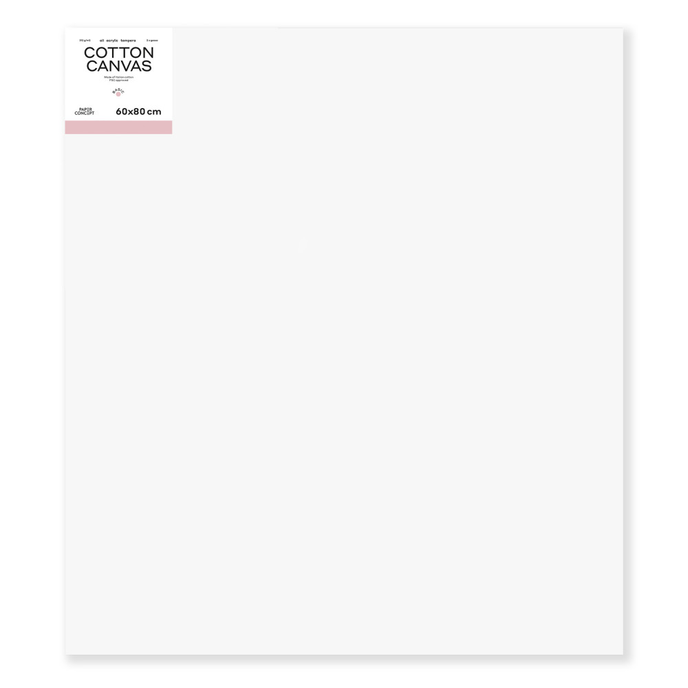 Podobrazie malarskie bawełniane Basic - PaperConcept - 60 x 80 cm