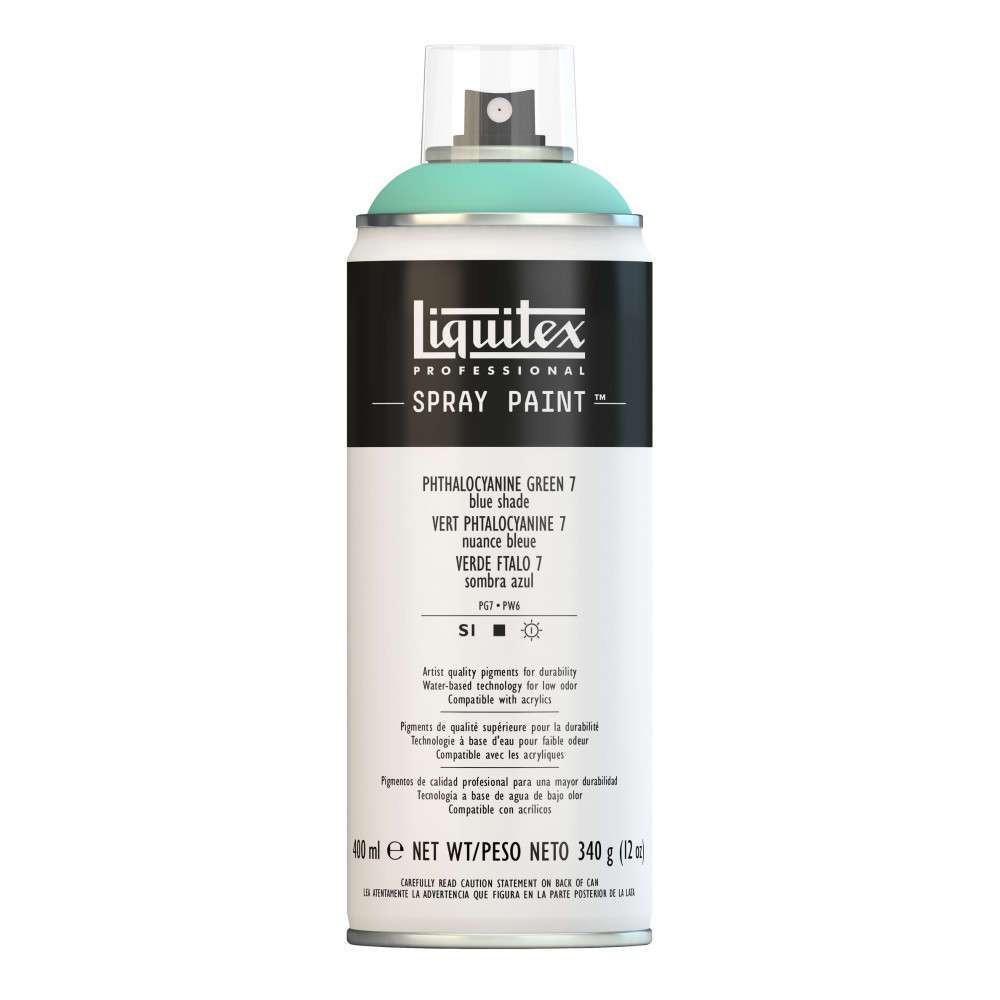 Farba akrylowa w spray'u - Liquitex - Phthalocyanine Green 7, 400 ml
