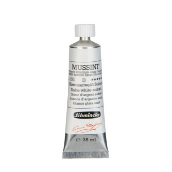 Farba olejna Mussini - Schmincke - 101, Flake White Subst., 35 ml