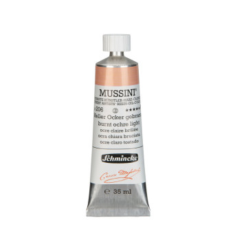 Farba olejna Mussini - Schmincke - 206, Burnt Ochre Light, 35 ml
