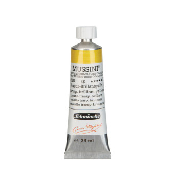 Farba olejna Mussini - Schmincke - 210, Transparent Yellow Brilliant, 35 ml
