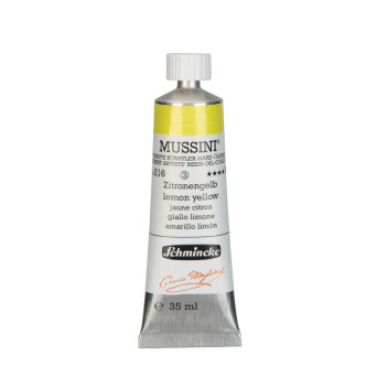 Farba olejna Mussini - Schmincke - 216, Lemon Yellow, 35 ml