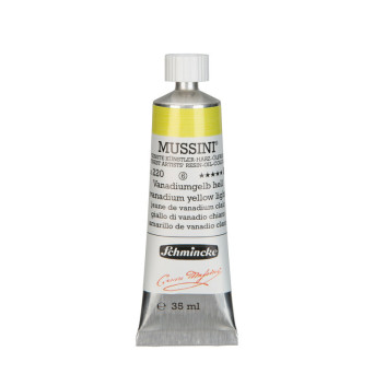 Mussini resin-oil paints - Schmincke - 220, Vanadium Yellow Light, 35 ml