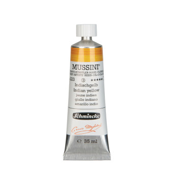 Mussini resin-oil paints - Schmincke - 223, Indian Yellow, 35 ml