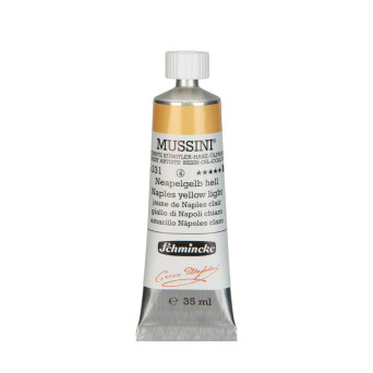 Mussini resin-oil paints - Schmincke - 231, Naples Yellow Light, 35 ml