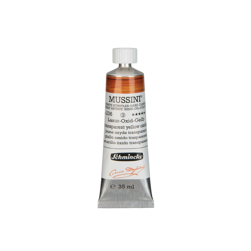 Farba olejna Mussini - Schmincke - 237, Transparent Orange Oxide, 35 ml