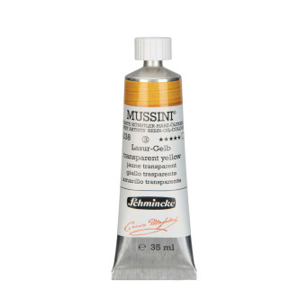 Mussini resin-oil paints - Schmincke - 238, Transparent Yellow, 35 ml